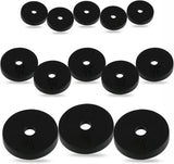 15 x Mixed Tap Washer Set – Rubber Replacement Washers 3/8", 1/2", 19mm – Sink, Basin & Bath Tap Leak Repair Kit
