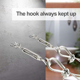 Turnbuckle Wire Tensioner Strainer – Zinc Plated Hook & Eye Cable Tensioner – M5 M6 M8 Rope & Wire Adjuster