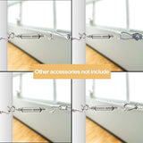 Turnbuckle Wire Tensioner Strainer – Zinc Plated Hook & Eye Cable Tensioner – M5 M6 M8 Rope & Wire Adjuster