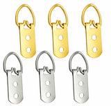 2 Hole Heavy Duty Picture Hanger Chrome/Brass