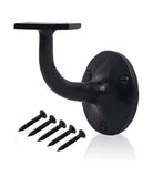 Heavy Duty Handrail – Black Ironmongery Wall-Mounted Grab Rail for Stairs, Steps, and Passageways (60mm)