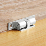 Double Ball Catch Chrome / Brass Cabinet Cupboard Door Roller Latch