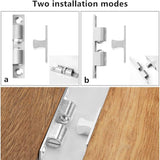 Double Ball Catch Chrome / Brass Cabinet Cupboard Door Roller Latch
