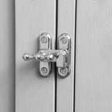 40mm Showcase Catch Lock – Brass or Chrome Thumbturn Latch for Cabinet, Cupboard, Display Case & Door