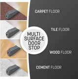 Heavy Duty Rubber Door Wedge – Non-Slip Door Jammer Stopper for Home, Office & Workshop