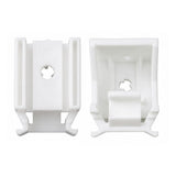 35mm Roman Blind Brackets White Pack of 2, 4 or 8 – Heavy Duty Spring Fixing Clips for 35mm Headrail – Top & Face Fix