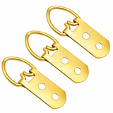 2 Hole Heavy Duty Picture Hanger Chrome/Brass