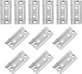 Flush Door Hinges (pairs)– Zinc, Brass, Black or Bronze – 40mm 50mm 60mm 75mm Cabinet & Cupboard Hinges