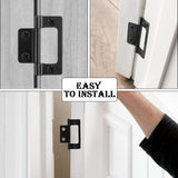 Flush Door Hinges (pairs)– Zinc, Brass, Black or Bronze – 40mm 50mm 60mm 75mm Cabinet & Cupboard Hinges