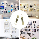 3 Hole Heavy Duty Picture Hanger Chrome/ Brass Plated