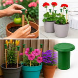 Garden Cane Safety Caps – Soft Rubber End Protectors for Bamboo Plant Stakes – Flexible Weatherproof Covers for Plant Support Canes Pack of 4