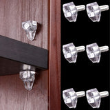 100 x Clear Shelf Support Pegs & Studs – Cabinet Cupboard Bookcase Shelf Support Pins Furniture Shelving Supports