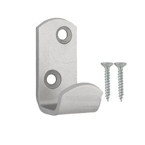 Wardrobe Hooks Heavy Duty Wall & Door Mounted Hook for Coats, Robes, Towels & Bags with Matching Screws