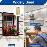 Flush Door Hinges (pairs)– Zinc, Brass, Black or Bronze – 40mm 50mm 60mm 75mm Cabinet & Cupboard Hinges