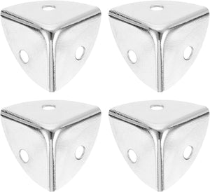 22mm Case Corners – Nickel Plated (NP) – Pack of 4 Decorative Metal Trunk, Box & Furniture Edge Protectors