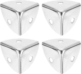 22mm Case Corners – Nickel Plated (NP) – Pack of 4 Decorative Metal Trunk, Box & Furniture Edge Protectors
