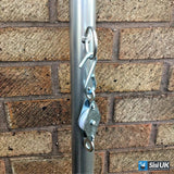 Washing Line Pulley Hook Galvanised Steel 32mm – Clothes Line Pulley Wheel for Dryer, Airer & Garden Washing Line