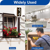 Flush Door Hinges (pairs)– Zinc, Brass, Black or Bronze – 40mm 50mm 60mm 75mm Cabinet & Cupboard Hinges