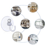 Clear Suction Sucker Window Hooks – 25mm & 40mm Plastic Suction Cup Hooks for Glass, Windows & Smooth Surfaces