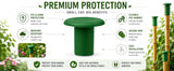 Garden Cane Safety Caps – Soft Rubber End Protectors for Bamboo Plant Stakes – Flexible Weatherproof Covers for Plant Support Canes Pack of 4