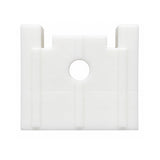 35mm Roman Blind Brackets White Pack of 2, 4 or 8 – Heavy Duty Spring Fixing Clips for 35mm Headrail – Top & Face Fix