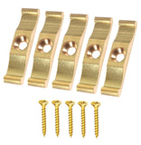 Solid Brass Turn Buttons 38mm (1.5") – Cabinet, Cupboard, Wardrobe, Shed & Gate Latch Catch Lock with Screws