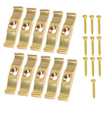 Solid Brass Turn Buttons 38mm (1.5") – Cabinet, Cupboard, Wardrobe, Shed & Gate Latch Catch Lock with Screws