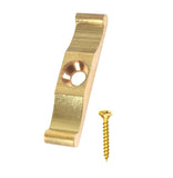 Solid Brass Turn Buttons 38mm (1.5") – Cabinet, Cupboard, Wardrobe, Shed & Gate Latch Catch Lock with Screws