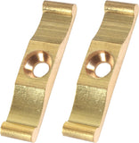 Solid Brass Turn Buttons 38mm (1.5") – Cabinet, Cupboard, Wardrobe, Shed & Gate Latch Catch Lock with Screws