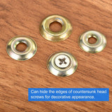 Screw Cup Washers – No. 6, 8 & 10 | EB (Electro Brass) & NP (Nickel Plated) Countersunk Decorative Washers for Wood, Furniture & Joinery