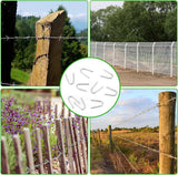 Galvanised Staples U Nails 20mm 30mm 40mm 50mm – Fencing, Netting & Chicken Wire Fixing Staples for Timber Posts