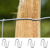 Galvanised Staples U Nails 20mm 30mm 40mm 50mm – Fencing, Netting & Chicken Wire Fixing Staples for Timber Posts