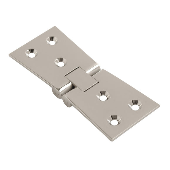 Counter Top Hinge – Drop Leaf Table and Bar Flap Support Hinge ( 100mm x 32mm x 38mm) - Heavy-Duty Chrome