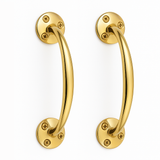 ow Cabinet Handle Pair (2 Pack) – Chrome, Brass & Polished Aluminium – 150mm / 175mm Cupboard & Drawer Pulls