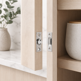 Adjustable Roller Catch – Chrome (Np) or Brass(EB) Finish – Cupboard, Cabinet & Door Latch with Strike Plate