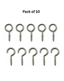 Hooks and Eyes for Curtain Wire – Strong Metal Fixings for Net Curtain Wire and Voile Cords