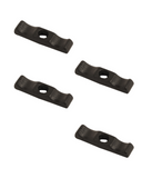 Turn Button – Black or Zinc Finish | Flush Fixing Clip for Shed, Gate, Cabinet, and Door Fastening (50mm)