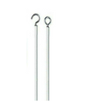 Hooks and Eyes for Curtain Wire – Strong Metal Fixings for Net Curtain Wire and Voile Cords