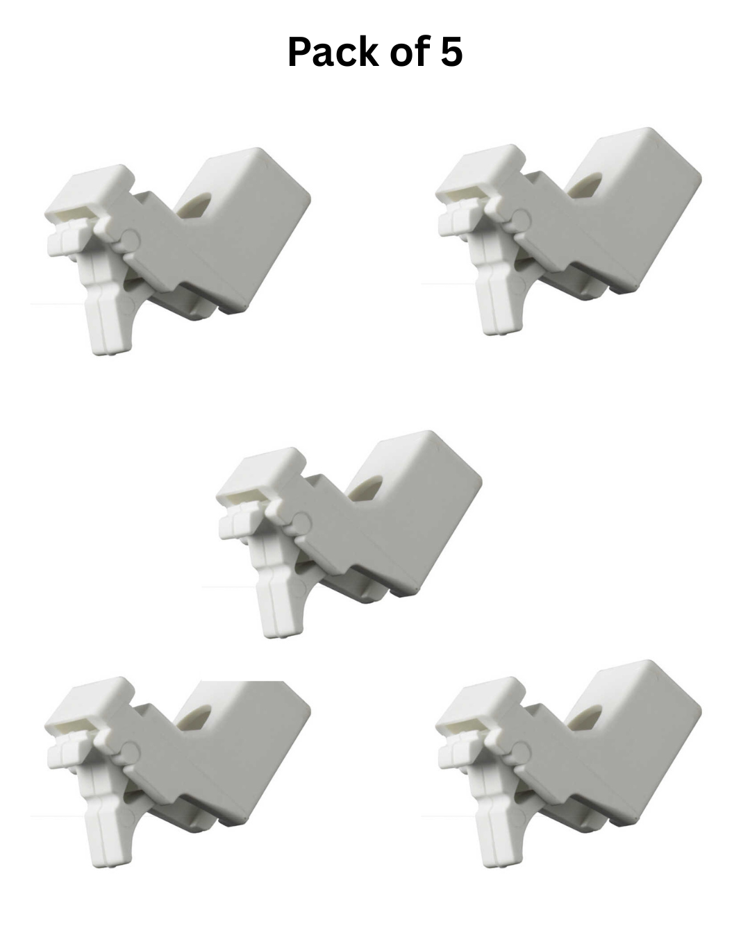 10 Premium Brackets For Swish Drape White Curtain Rails – Strong, Sleek & Easy To Install