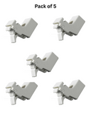 Harrison Drape Curtain Rail Brackets – Wall Fixing Supports for Standard Drape Tracks – Heavy Duty, Easy Fit