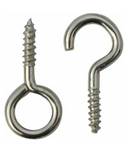 Hooks and Eyes for Curtain Wire – Strong Metal Fixings for Net Curtain Wire and Voile Cords