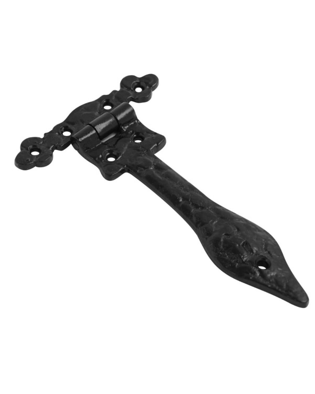 Spear Hinges Black Ironmongery – Antique Hinges - Heavy Duty Decorative Door and Gate Hinges (152mm, 225mm, 300mm)