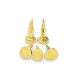 Gold Upholstery Tacks 10mm 13mm 15mm 20mm 25mm – Carpet & Furniture Fixing Pins for Fabric, Wood & Upholstery