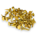 Gold Upholstery Tacks 10mm 13mm 15mm 20mm 25mm – Carpet & Furniture Fixing Pins for Fabric, Wood & Upholstery