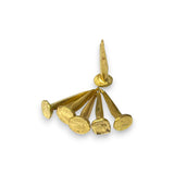 Gold Upholstery Tacks 10mm 13mm 15mm 20mm 25mm – Carpet & Furniture Fixing Pins for Fabric, Wood & Upholstery