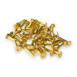 Gold Upholstery Tacks 10mm 13mm 15mm 20mm 25mm – Carpet & Furniture Fixing Pins for Fabric, Wood & Upholstery