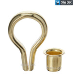 Banjo Shelf Supports Studs & Sockets 6mm – Brass, Nickel, Bronze