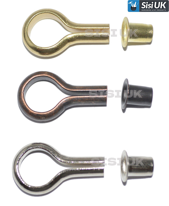 Banjo Shelf Supports Studs & Sockets 6mm – Brass, Nickel, Bronze