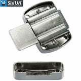 Bathroom Door Lock – Chrome or Brass Privacy Turn & Release Bolt – Toilet Twist Latch for WC/Bathroom Doors