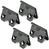 Black Easel Strut Hinge Self Fix 4 Hole 38mm Picture Framing Frame Hinges Back Plate Support Frame Leg Foot Hinge DIY Frame Supplies